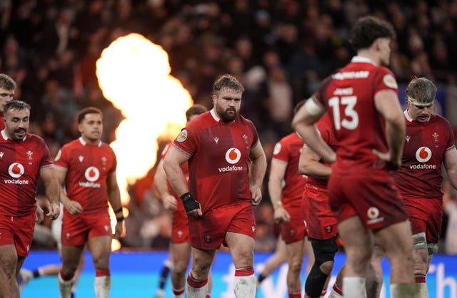 Wales players show their dejection