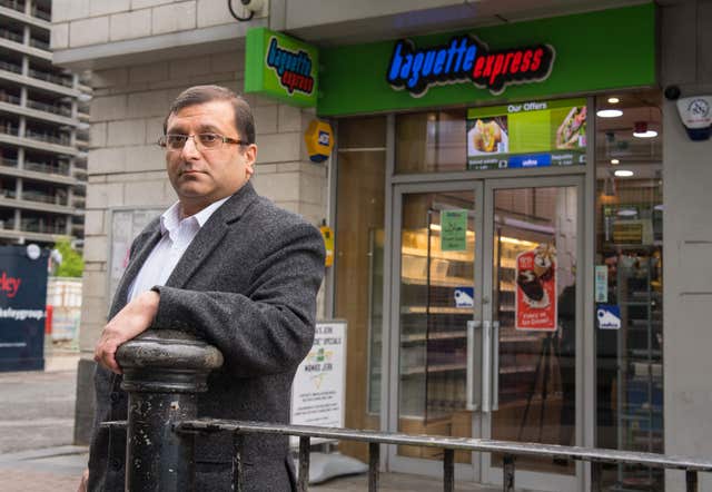 Ihsan Bashir outside his family’s business in Docklands