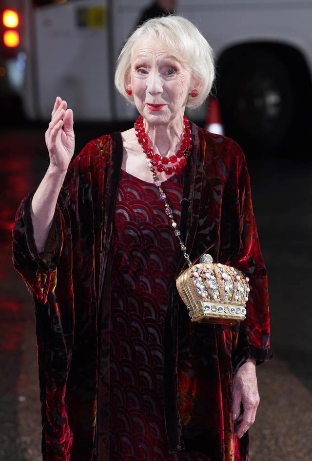 Marcia Warren arrives at the world premiere of The Crown series five at the Theatre Royal in London 