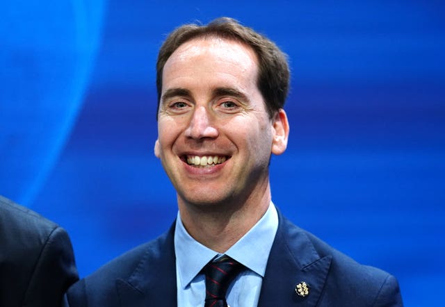 FA chief executive Mark Bullingham during the Euro 2028 and Euro 2032 hosts announcement ceremony at the UEFA Headquarters in Nyon