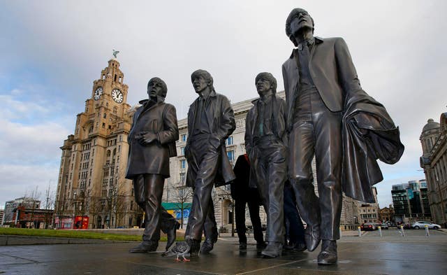 Beatles statue