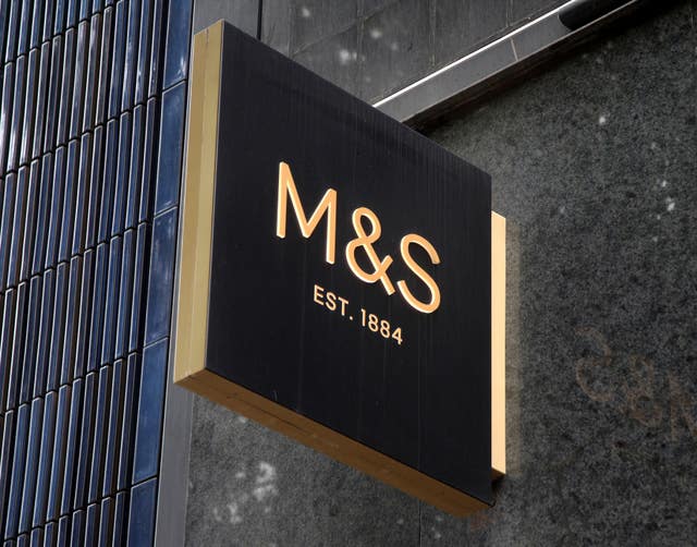 A branch of Marks & Spencer on Oxford Street, central London (Yui Mok/PA)