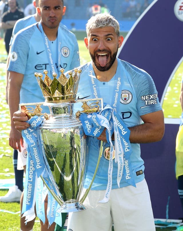 Aguero won the Premier League five times