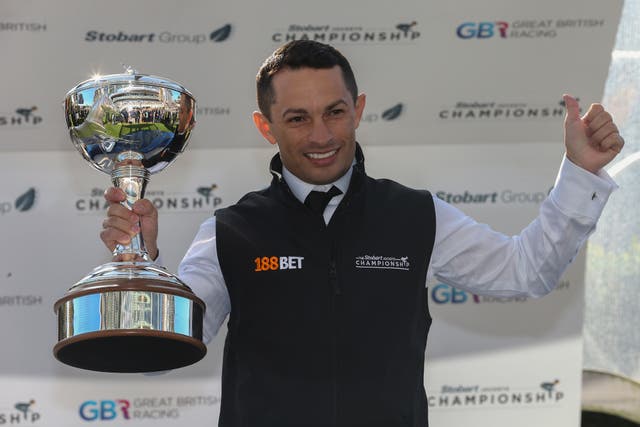 Silvestre De Sousa is a three-times British champion jockey (