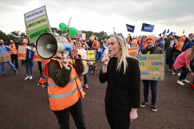 Junior doctors in NI strike