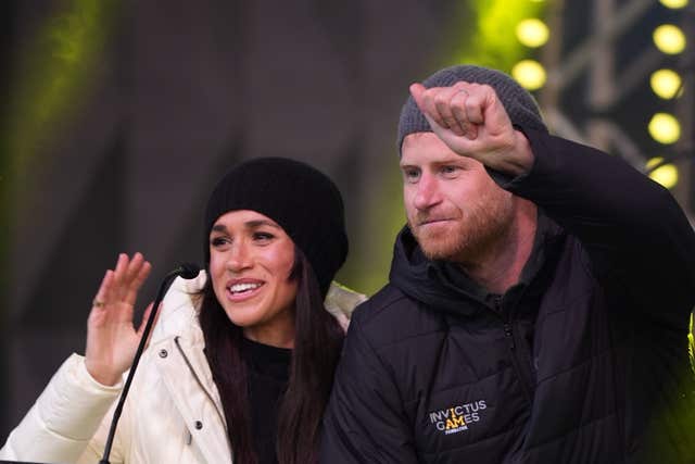 The Duke and Duchess of Sussex at the Invictus Games