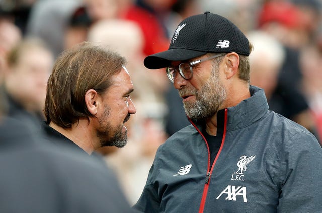 Farke will come up against fellow German Jurgen Klopp when Liverpool visit Carrow Road on Tuesday.