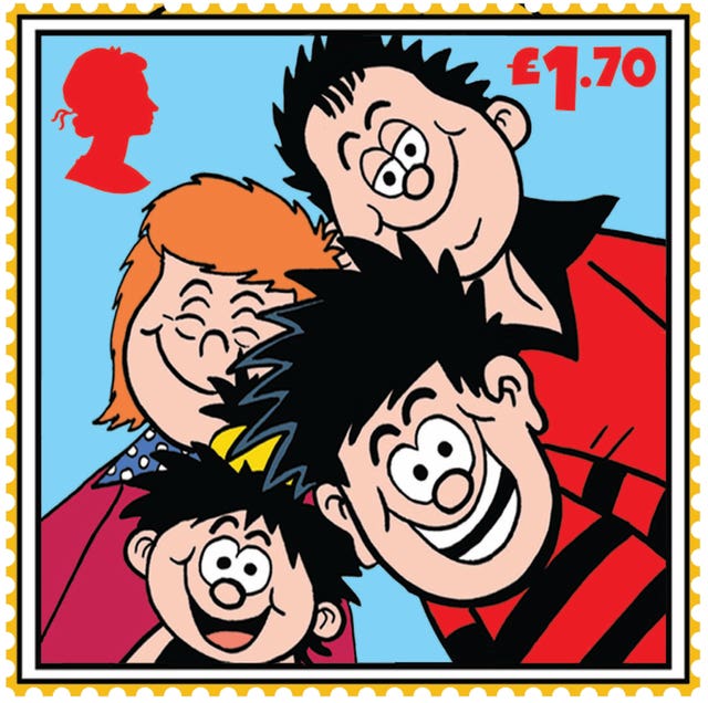 Beano stamps