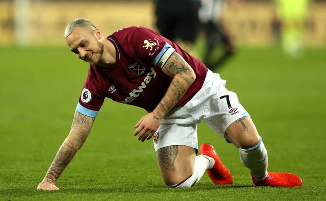 Marko Arnautovic came on for West Ham at half-time