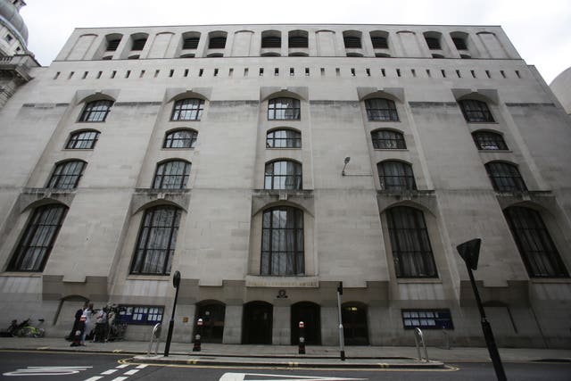 The Central Criminal Court in the Old Bailey, London