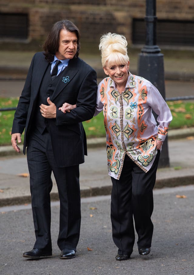 Dame Barbara Windsor and her husband Scott Mitchell