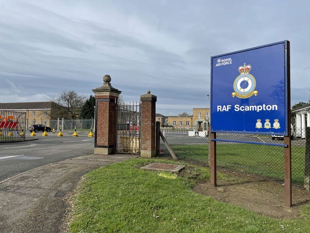Local residents and MPs reacted angrily to the plans to house migrants on the site of RAF Scampton (Callum Parke/PA)