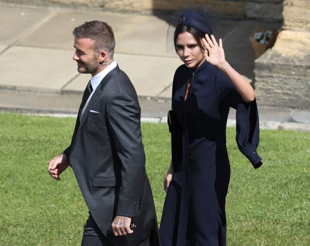 David and Victoria Beckham are on the guestlist (Andrew Milligan/PA)