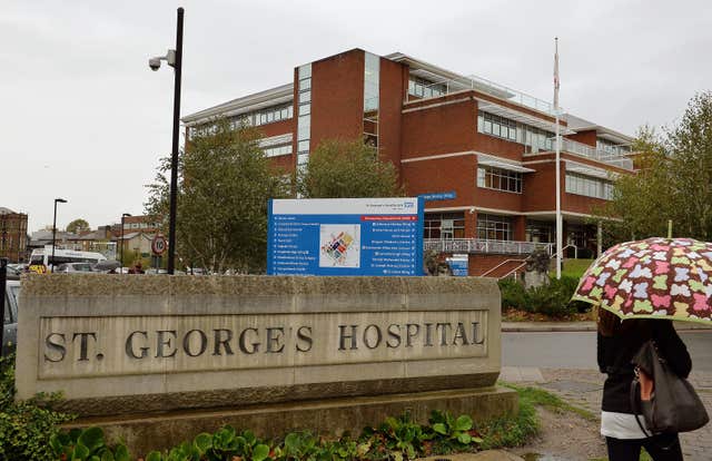 St George’s Hospital heart unit