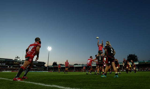 A pre-season friendly between Gloucester and Dragons