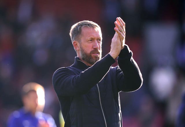 Graham Potter had a win to celebrate after his first Premier League match in charge of Chelsea 