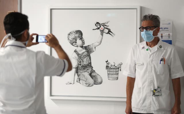 New Banksy artwork pays tribute to NHS heroes