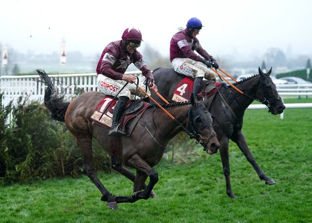 Delta Work (right) denied Tiger Roll the perfect send off last year