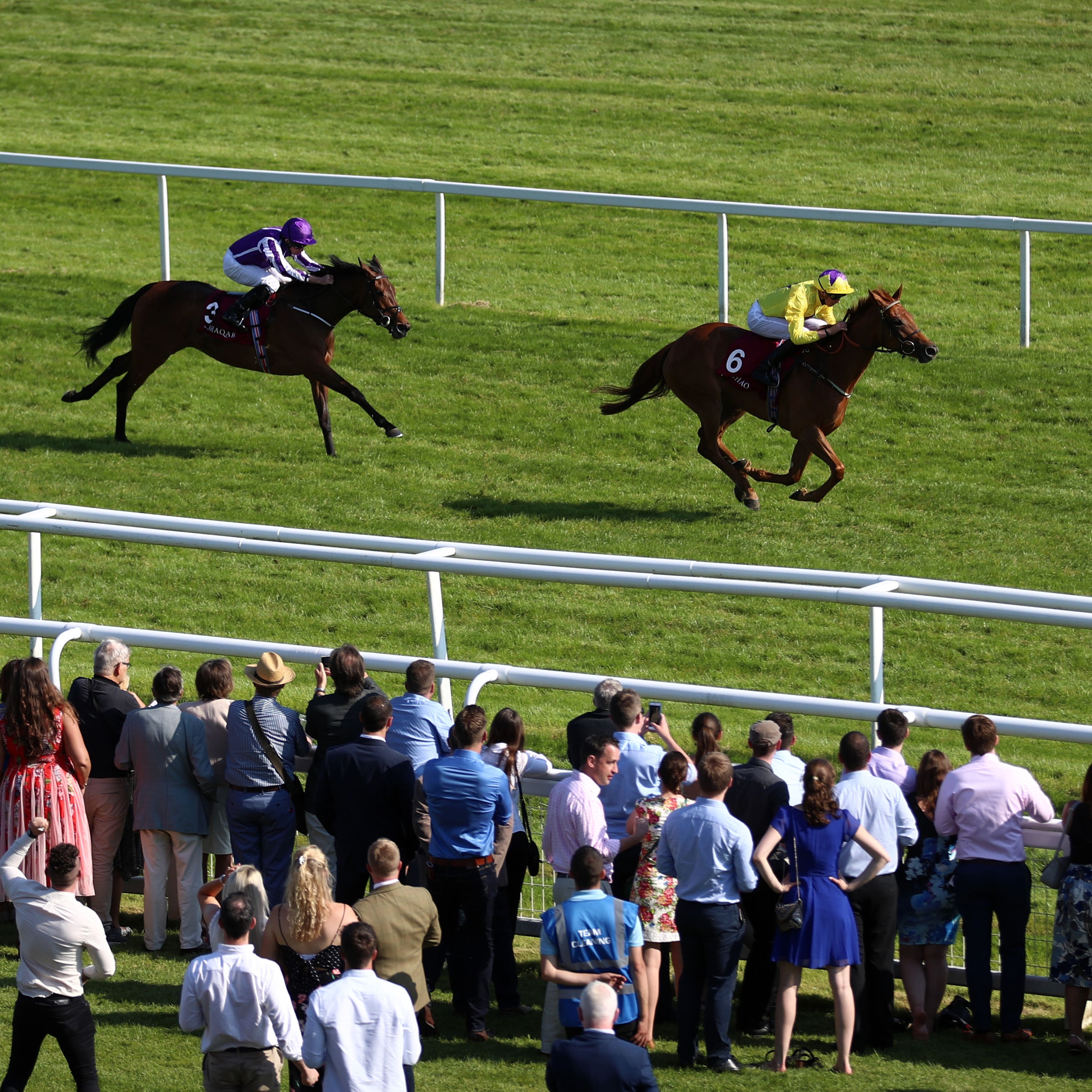 Sea Of Class storms to victory at Newbury (Tim Goode/PA)