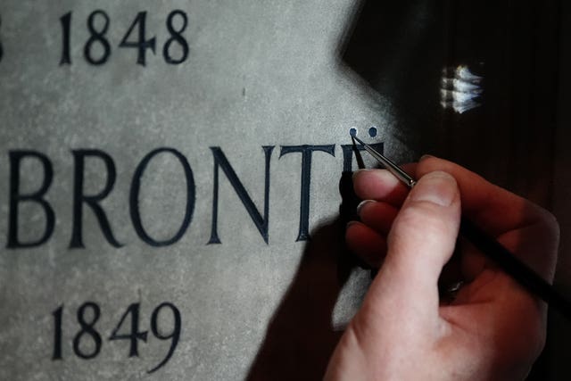 Bronte memorial at Westminster Abbey