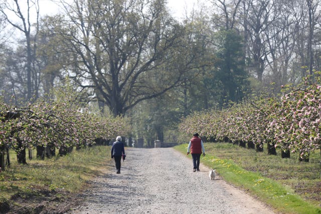 Spring weather Apr 24th 2020