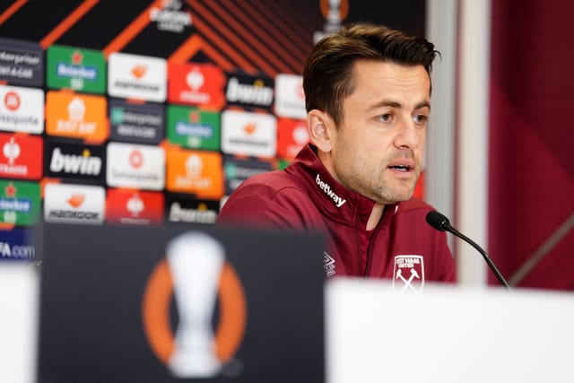 West Ham United Training and Press Conference – Rush Green Training Ground – Wednesday April 17th