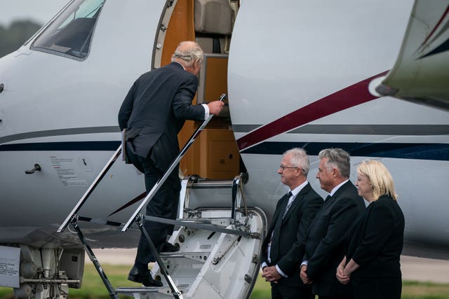 Charles at Aberdeen Airport