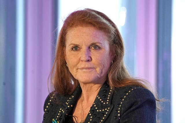 A close-up of Sarah, Duchess of York