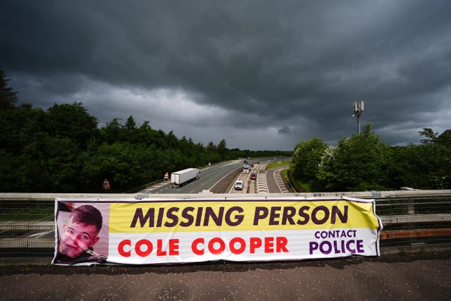 Cole Cooper missing poster