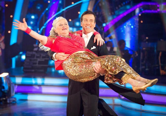 Ann Widdecombe and Anton Du Beke