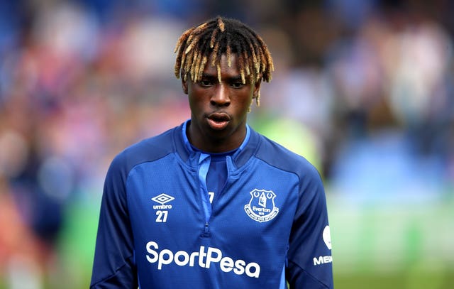 Moise Kean came on to make his Everton debut