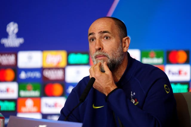 Tottenham Hotspur manager Igor Tudor during a press conference