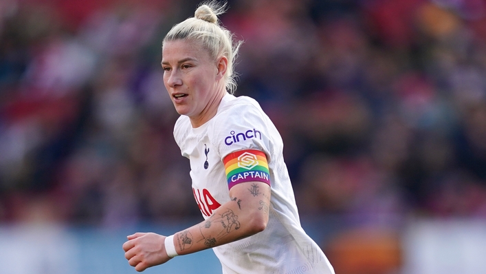 Beth England’s first WSL goal of the season gave Tottenham victory at Bristol City (Adam Davy/PA)