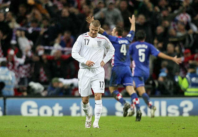 England were beaten by Croatia at Wembley 