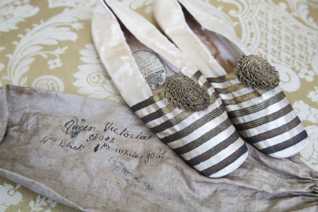 Queen Victoria slipper auction