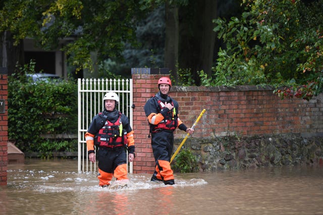 Flooding in Cossington