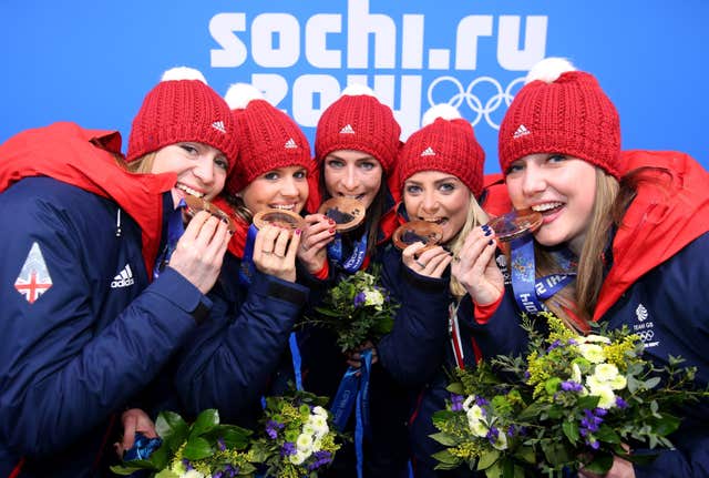 Great Britain's women won curling bronze at the 2014 Sochi Olympics