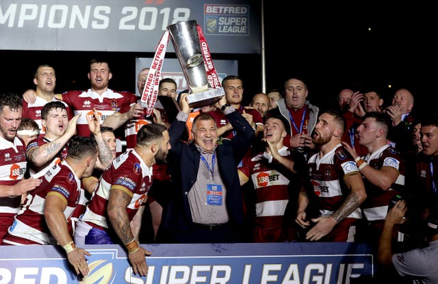 Shaun Wane spent seven years as Wigan coach (Martin Rickett/PA)