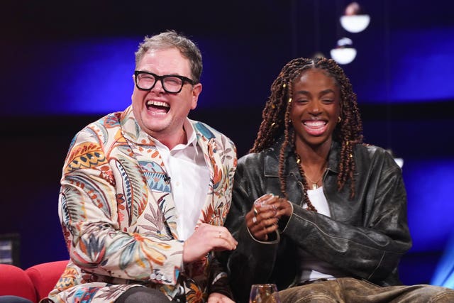 Alan Carr and Cat Burns 
