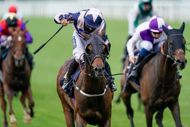 Coeur de Lion, ridden by Thore Hammer Hansen wins the Ascot Stakes during day one of Royal Ascot 2020 