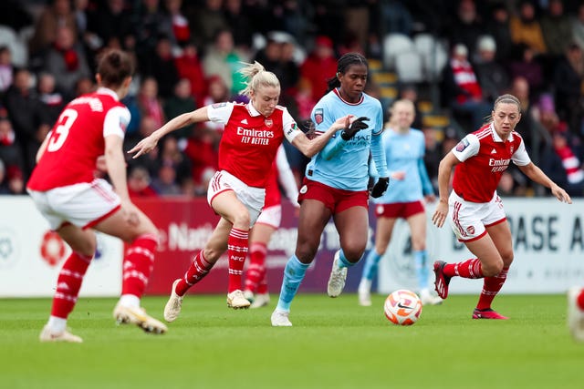 Arsenal v Manchester City – Barclays Women’s Super League – LV Bet Stadium Meadow Park