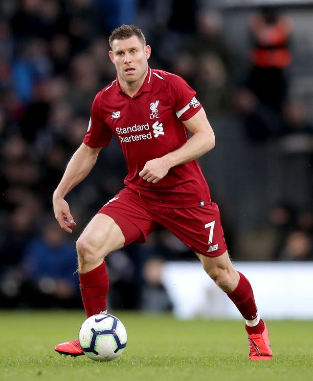 Liverpool’s James Milner 