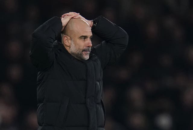 City boss Pep Guardiola was unimpressed with Walker's actions