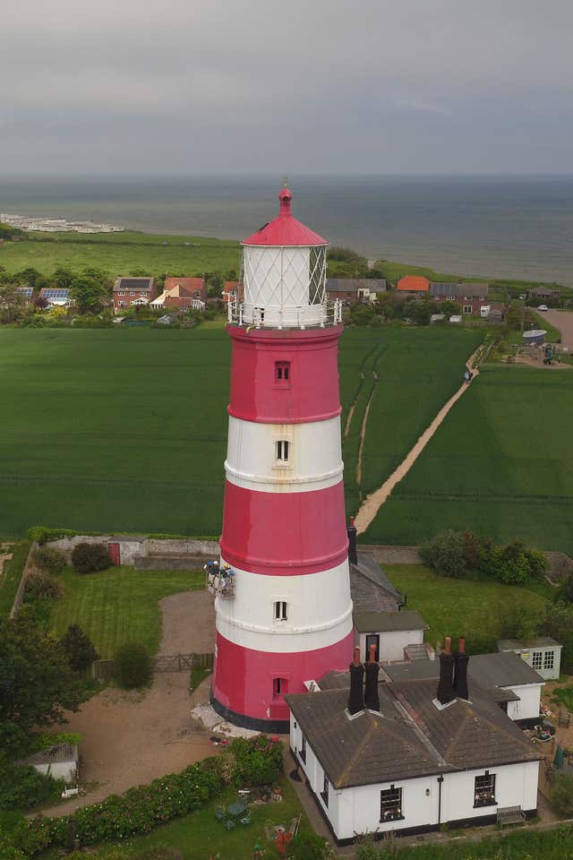 Happisburgh Lighthouse repainted