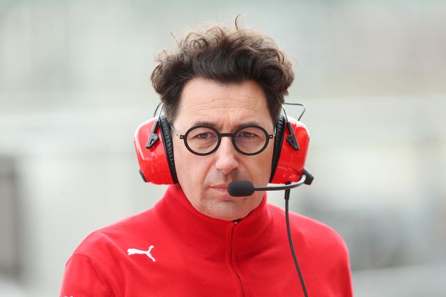 Ferrari team principle Mattia Binotto