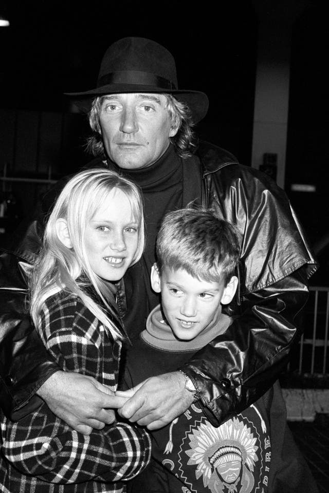 Rod Stewart and children