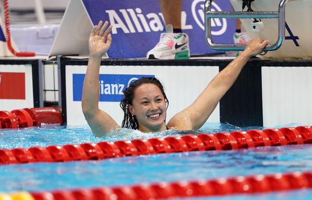 Alice Tai shone on a golden night for Britain at the World Para Swimming Championships in London.