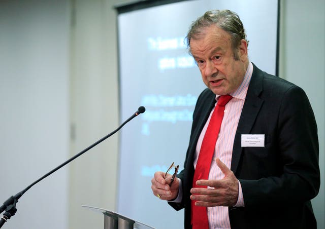Entrepreneur John Mills said concerns about Brexit were exaggerated (Jonathan Brady/PA)