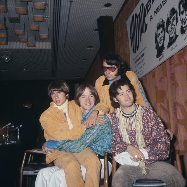 The Monkees, left to right, Davy Jones, Peter Tork, Mike Nesmith and Micky Dolenz, in 1967