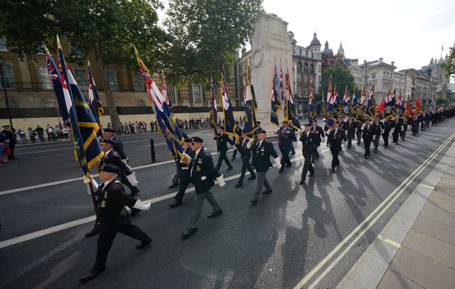 The Naval Associations Parade